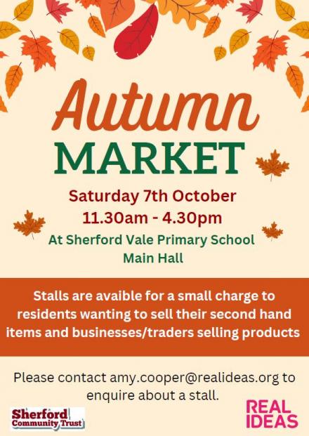 Autumn Market 7th October: 