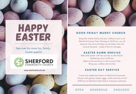Sherford Community Church Easter Services: 